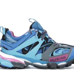 balenciaga  track runners blue